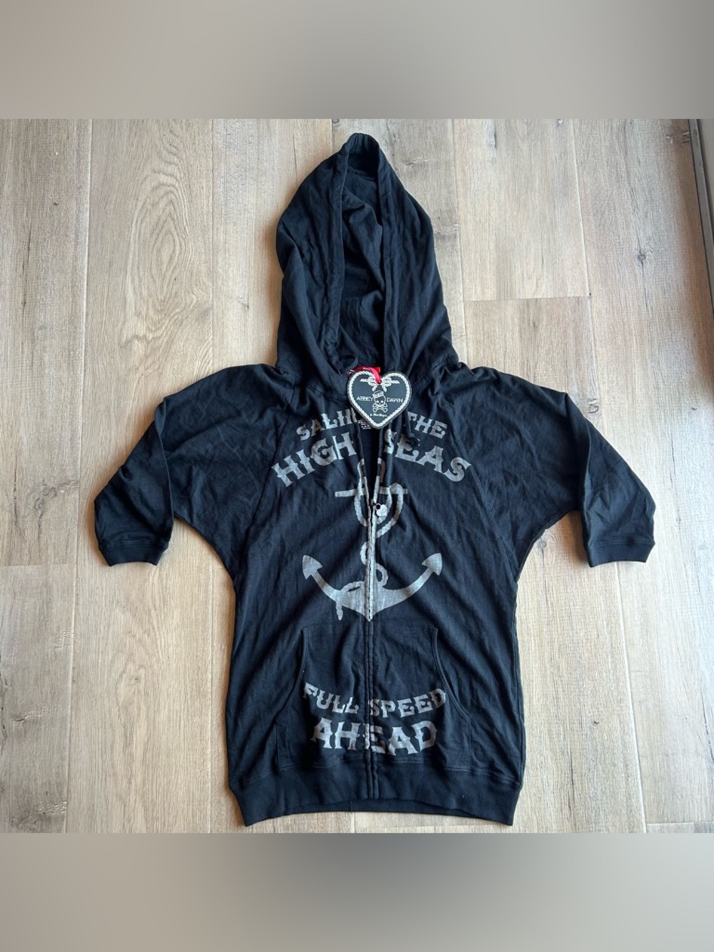 NWT Abbey Dawn High Seas Oversized Slouchy Hoody